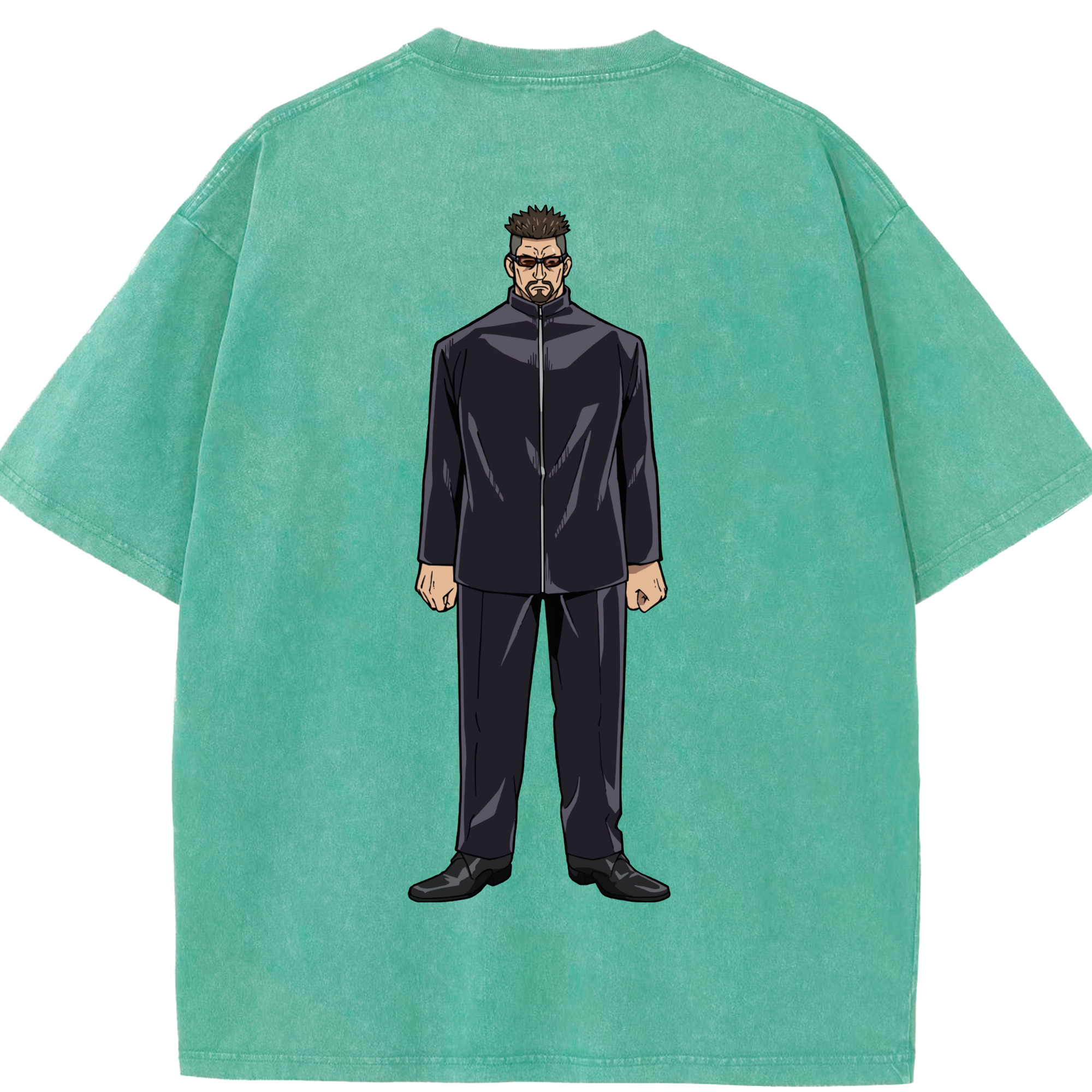 （画像用） 呪術廻戦 Jujutsu Kaisen 綿100% ヴィンテージ風 半袖Tシャツ（背面プリント）